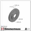 ZIMMERMANN Bremsbelagsatz, Scheibenbremse 23131.195.1 + Bremsscheibe 100.1233.52 Bild ZIMMERMANN Bremsbelagsatz, Scheibenbremse 23131.195.1 + Bremsscheibe 100.1233.52