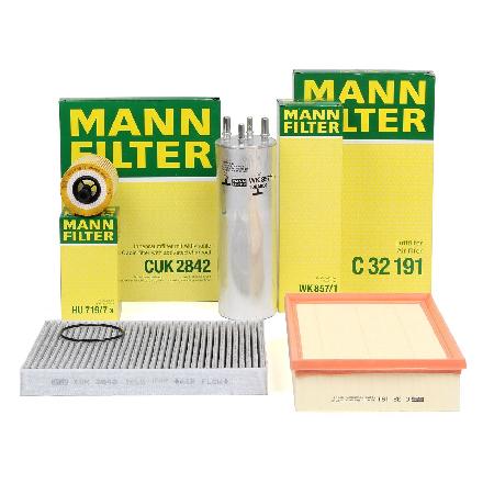 MANN Filterset Filterpaket 4-tlg VW Multivan Transporter T5 1.9/2.5 TDI 85-174 PS