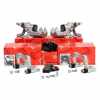 ZIMMERMANN Bremsbelagsatz, Scheibenbremse 20961.172.1 TRW Bremssattel BHN318 + Bremssattel BHN317 + Halter, Bremssattel BDA581