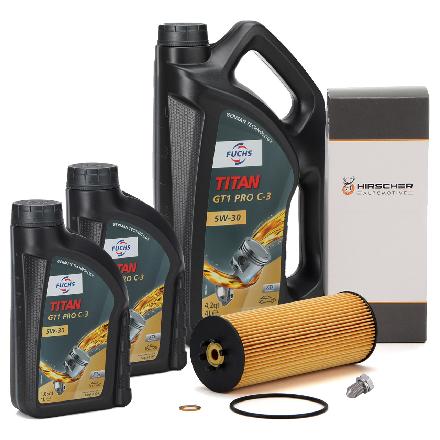 5 Liter FUCHS Motoröl TITAN GT1 PRO C-3 5W30 + HIRSCHER Ölfilter 059115562 Bild 5 Liter FUCHS Motoröl TITAN GT1 PRO C-3 5W30 + HIRSCHER Ölfilter 059115562