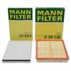 MANN-FILTER Luftfilter C 30 130 + Filter, Innenraumluft CU 3054 Bild MANN-FILTER Luftfilter C 30 130 + Filter, Innenraumluft CU 3054