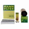 MANN-FILTER Filter, Innenraumluft CUK 3172 + &Ouml;lfilter HU 721/2 x + Luftfilter C 12 178/1