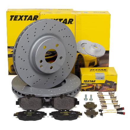 TEXTAR Bremsscheibe 92120205 + Bremsbelagsatz, Scheibenbremse 2374303