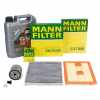 MANN Filterset + 5L LIQUI MOLY 5W30 Motoröl VW Golf 7 Passat B8 A3 8V Q2 GA 1.2/1.4 TSI Bild MANN Filterset + 5L LIQUI MOLY 5W30 Motoröl VW Golf 7 Passat B8 A3 8V Q2 GA 1.2/1.4 TSI