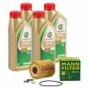 CASTROL Motoröl 15F6DA MANN-FILTER Ölfilter HU 815/2 x Bild CASTROL Motoröl 15F6DA MANN-FILTER Ölfilter HU 815/2 x
