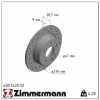 Zimmermann SPORT Bremsscheiben + Bremsbeläge + Wako MERCEDES SL R129 280-500 hinten Bild Zimmermann SPORT Bremsscheiben + Bremsbeläge + Wako MERCEDES SL R129 280-500 hinten