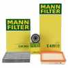 MANN-FILTER Luftfilter C 4287/2 + Filter, Innenraumluft CUK 2862 + Ölfilter W 712/52 Bild MANN-FILTER Luftfilter C 4287/2 + Filter, Innenraumluft CUK 2862 + Ölfilter W 712/52