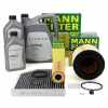 MANN Filterset + 7L ORIGINAL 0W30 Motoröl AUDI A4 S4 B8 A5 S5 Q5 SQ5 8RB 3.0 TFSI 3.2 FSI Bild MANN Filterset + 7L ORIGINAL 0W30 Motoröl AUDI A4 S4 B8 A5 S5 Q5 SQ5 8RB 3.0 TFSI 3.2 FSI