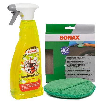 SONAX Insektenentferner 02334000 + Schwamm 04172000