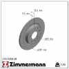 ZIMMERMANN Bremsbelagsatz, Scheibenbremse 25540.145.1 + Bremsscheibe 370.3058.20 Bild ZIMMERMANN Bremsbelagsatz, Scheibenbremse 25540.145.1 + Bremsscheibe 370.3058.20