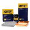 HENGST FILTER &Ouml;lfilter H90W17 + Luftfilter E892L + Filter, Innenraumluft E3919LC
