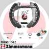 ZIMMERMANN Bremsbackensatz 20990.106.0 + Bremstrommel 600.1959.20 Bild ZIMMERMANN Bremsbackensatz 20990.106.0 + Bremstrommel 600.1959.20