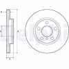 DELPHI Bremsscheiben + Bremsbeläge + Sensor MINI F55 F56 F57 One / Cooper vorne Bild DELPHI Bremsscheiben + Bremsbeläge + Sensor MINI F55 F56 F57 One / Cooper vorne