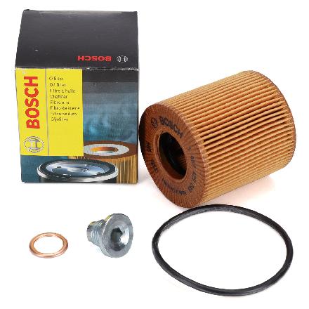 BOSCH 1457429249 Ölfilter + Schraube PEUGEOT 3008 Hybrid 224/299 PS ab 10.2019