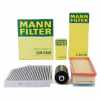 MANN-FILTER Filter, Innenraumluft CUK 2450 + &Ouml;lfilter W 719/45 + Luftfilter C 32 130