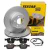 TEXTAR Bremsscheiben + Bremsbel&auml;ge + Sensor BMW X5 E70 X6 E71 E72 48i 50i 30d 35d hinten