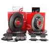 BREMBO Bremsscheibe 09.9772.11 + Bremsbelagsatz, Scheibenbremse P 85 124 + Bremsscheibe 08.C501.11 + Bremsbelagsatz, Scheibenbremse P 85 126