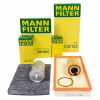 MANN Filterset 4-tlg VW Golf 4 Bora New Beetle AUDI TT 8N 2.3 V5 + 2.8 VR6 + 3.2 R32 Bild MANN Filterset 4-tlg VW Golf 4 Bora New Beetle AUDI TT 8N 2.3 V5 + 2.8 VR6 + 3.2 R32