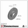 ZIMMERMANN Bremsbelagsatz, Scheibenbremse 22271.145.1 + Bremsscheibe 370.3057.52 Bild ZIMMERMANN Bremsbelagsatz, Scheibenbremse 22271.145.1 + Bremsscheibe 370.3057.52