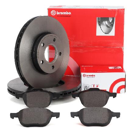 BREMBO Bremsscheibe 09.9464.11 + Bremsbelagsatz, Scheibenbremse P 24 061