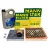 MANN Filterset 3-tlg + 5L ORIGINAL 5W30 Motoröl dexos2 OPEL Insignia A 2.0 CDTI Bild MANN Filterset 3-tlg + 5L ORIGINAL 5W30 Motoröl dexos2 OPEL Insignia A 2.0 CDTI