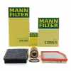 MANN-FILTER Filter, Innenraumluft CUK 3360 + Luftfilter C 2558/5 + &Ouml;lfilter HU 719/5 x