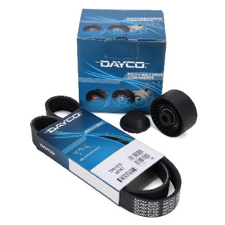 DAYCO Umlenk-/Führungsrolle, Keilrippenriemen APV2544 + Keilrippenriemen 7PK1035