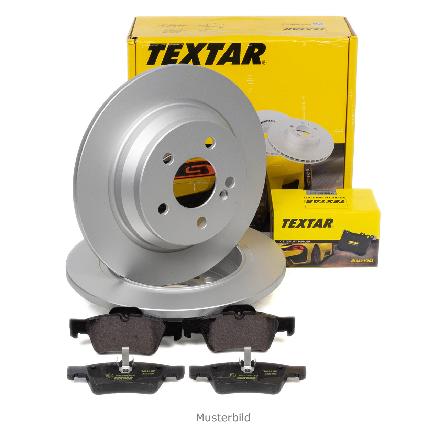 TEXTAR Bremsscheibe 92118503 + Bremsbelagsatz, Scheibenbremse 2413701