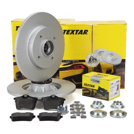 TEXTAR Bremsbelagsatz, Scheibenbremse 2476501 + Bremsscheibe 92168703