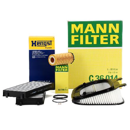 MANN / HENGST Filterset 3-tlg BMW X5 E70 X6 E71 E72 xDrive30d xDrive40d N57 211-306 PS