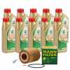 10 Liter CASTROL Edge Motor&ouml;l &Ouml;L 5W30 M BMW Longlife-04 + MANN &Ouml;lfilter HU925/4x