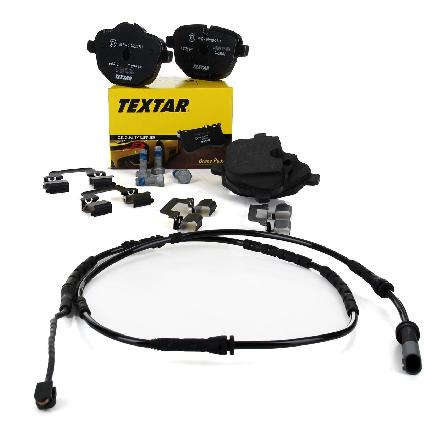 TEXTAR 2456101 Bremsbeläge + Warnkontaktsensor BMW X3 F25 X4 F26 20-35i M40i 18-35d hinten