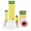MANN-FILTER Filter, Innenraumluft CU 4436 + Kraftstofffilter WK 5002 + Luftfilter C 1287 + Ölfilter HU 6004 x Bild MANN-FILTER Filter, Innenraumluft CU 4436 + Kraftstofffilter WK 5002 + Luftfilter C 1287 + Ölfilter HU 6004 x