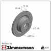 Zimmermann SPORT Bremsscheiben + Beläge Wako BMW E82 E88 118-125i 118/120d 03.2010> hinten Bild Zimmermann SPORT Bremsscheiben + Beläge Wako BMW E82 E88 118-125i 118/120d 03.2010> hinten