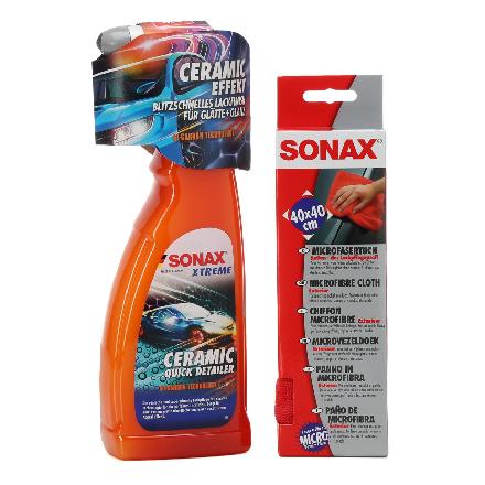 SONAX Reinigungstücher 04162000 + Lackversiegelung 02684000