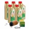 5 Liter CASTROL Edge Motor&ouml;l &Ouml;L 5W30 M BMW Longlife-04 + MANN &Ouml;lfilter HU6014/1z