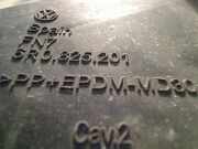 Bodenschutz 6R0825201 Volkswagen Polo V (6R) Schrägheck 1.0 12V BlueMotion Technology (CHYA(Euro 6)) 2014 CHYA(Euro 6)