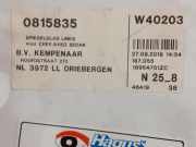 Außenspiegelglas Links Daewoo / Chevrolet Aveo (250) Schrägheck 1.2 16V (B12D1(Euro 5)) 2008