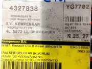 Außenspiegelglas Rechts Renault Clio II Societe (SB) Van 1.5 dCi 65 (K9K-704) 2003