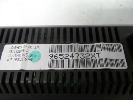 Multifunktionsanzeige Peugeot 307 96524732XT Bild Multifunktionsanzeige Peugeot 307 96524732XT