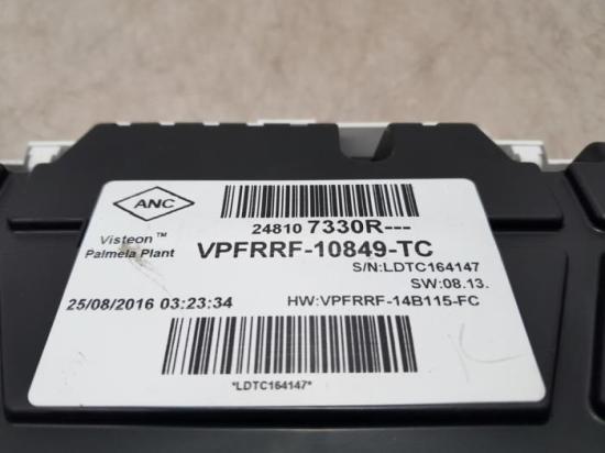 Instrumentenkombination Opel Vivaro B Kasten X82 93461383 Bild Instrumentenkombination Opel Vivaro B Kasten X82 93461383