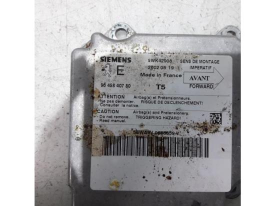 Steuergerät Airbag Peugeot 307 96345028ZR Bild Steuergerät Airbag Peugeot 307 96345028ZR