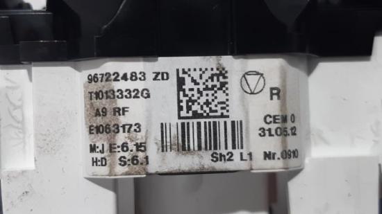 Heizungsbetätigung (Konsole) Peugeot 208 I CA, CC 96722483 Bild Heizungsbetätigung (Konsole) Peugeot 208 I CA, CC 96722483