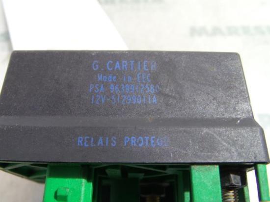 Relais für Glühanlage Peugeot 206 Schrägheck 2A/C 9639912580 Bild Relais für Glühanlage Peugeot 206 Schrägheck 2A/C 9639912580