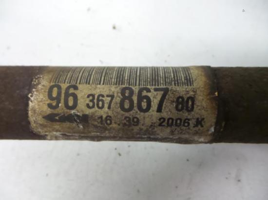 Antriebswelle links vorne Peugeot 307 32725X Bild Antriebswelle links vorne Peugeot 307 32725X