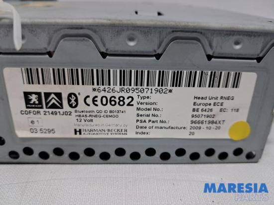 CD-Radio Peugeot 5008 I 96661984XT Bild CD-Radio Peugeot 5008 I 96661984XT