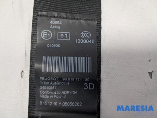 Sicherheitsgurt rechts hinten Peugeot 5008 I 8975SR Bild Sicherheitsgurt rechts hinten Peugeot 5008 I 8975SR