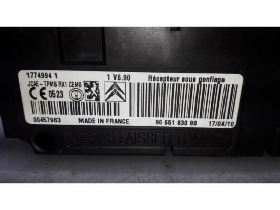 Steuergerät Reifendruck-Kontrollsystem Peugeot 3008 I 9665183080 Bild Steuergerät Reifendruck-Kontrollsystem Peugeot 3008 I 9665183080