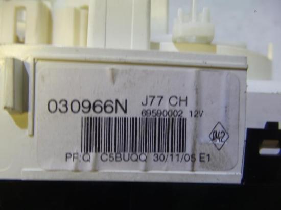 Heizungsbetätigung (Konsole) Renault Clio III BR0/1, CR0/1 030966N Bild Heizungsbetätigung (Konsole) Renault Clio III BR0/1, CR0/1 030966N