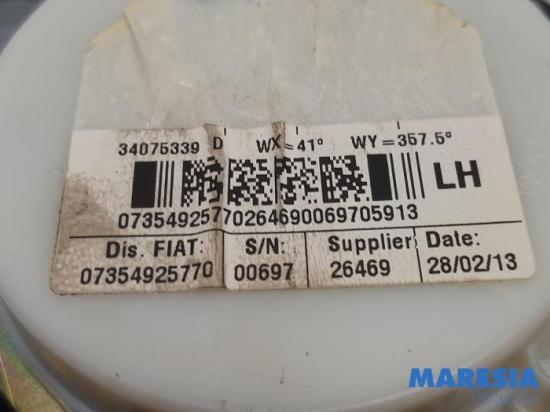 Sicherheitsgurt links hinten Fiat 500 312 34075339 Bild Sicherheitsgurt links hinten Fiat 500 312 34075339